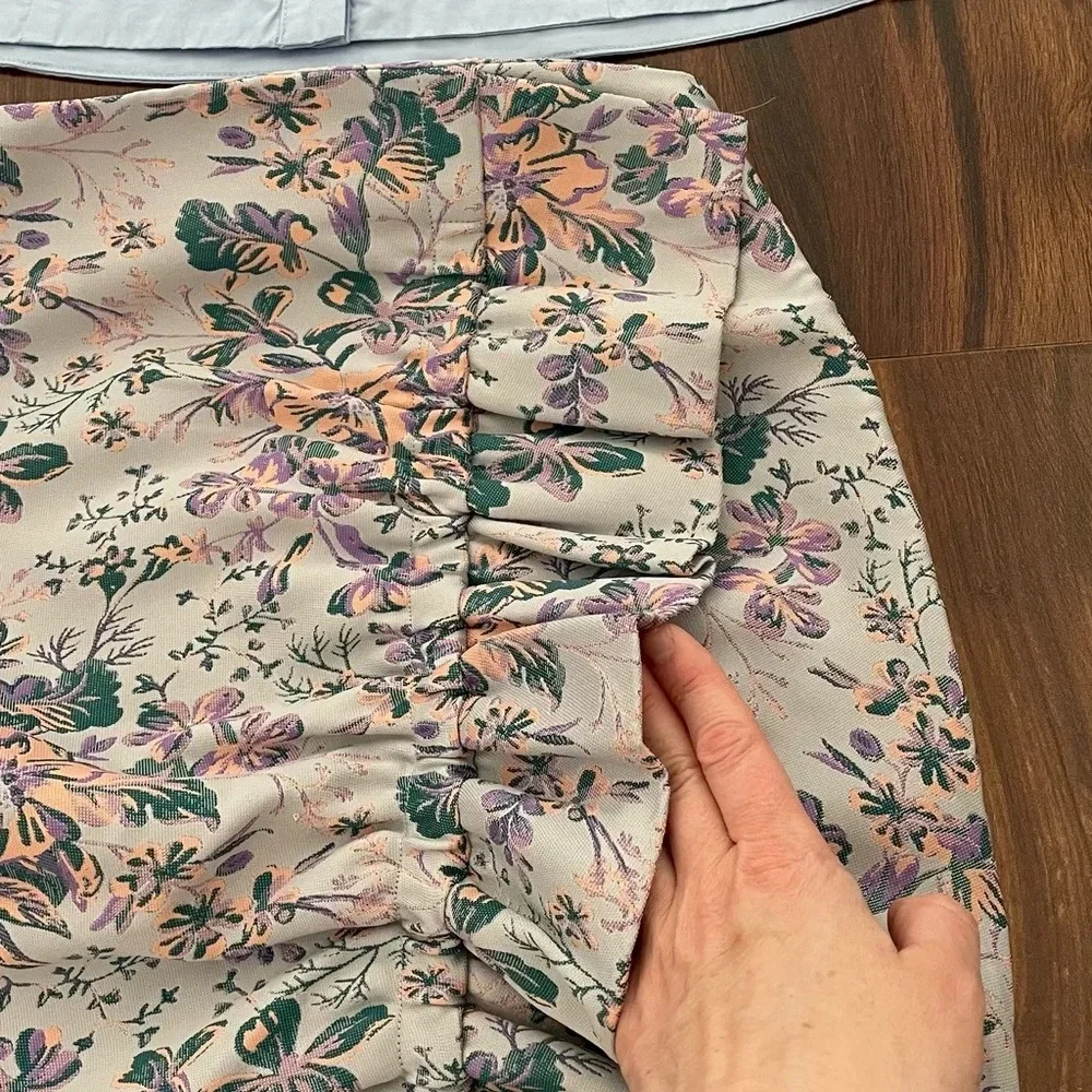 ZARA  jacquard mini skirt 9006/062/330 size S -excellent condition - Picture 7 of 11